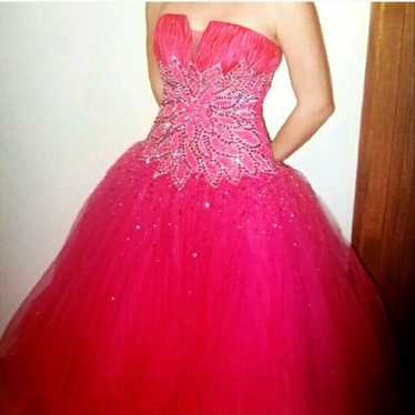 Hot Pink Ball Gown