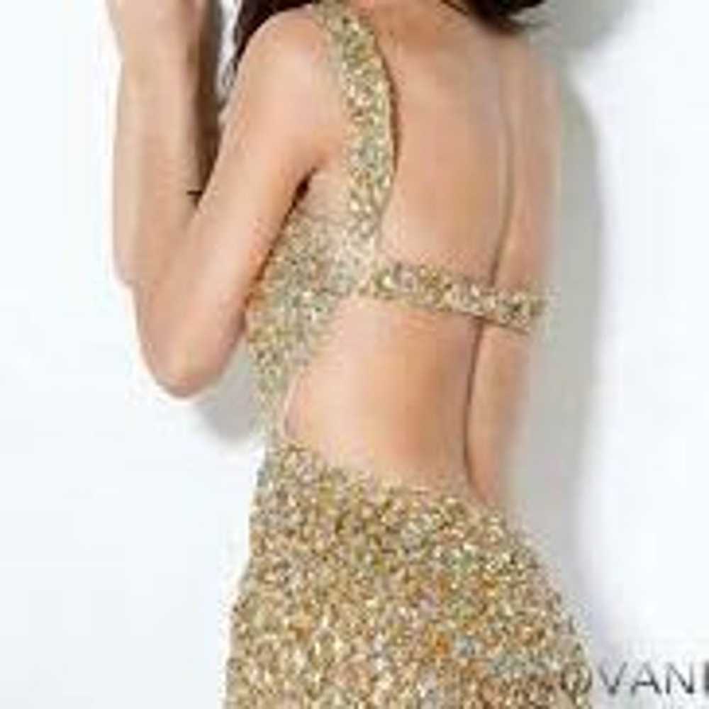 Jovani Gold Crystal Dress - image 1