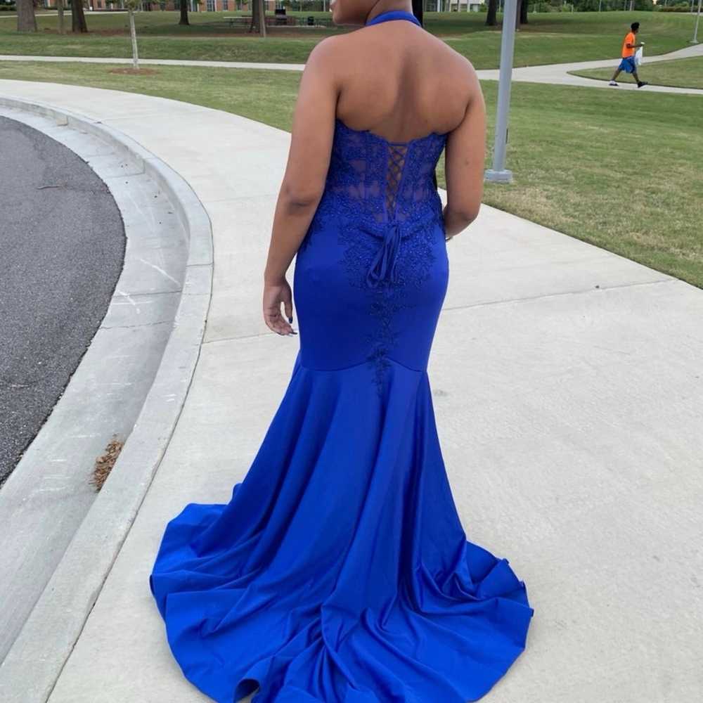 Blue Prom Dress - image 2