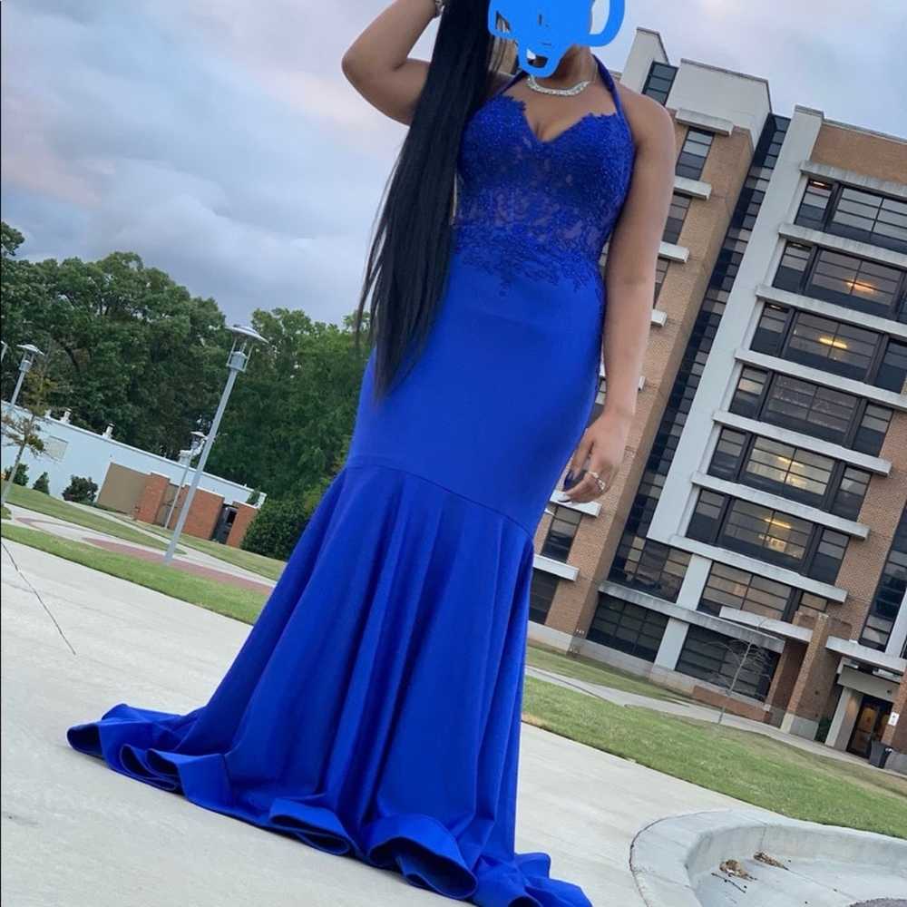 Blue Prom Dress - image 3