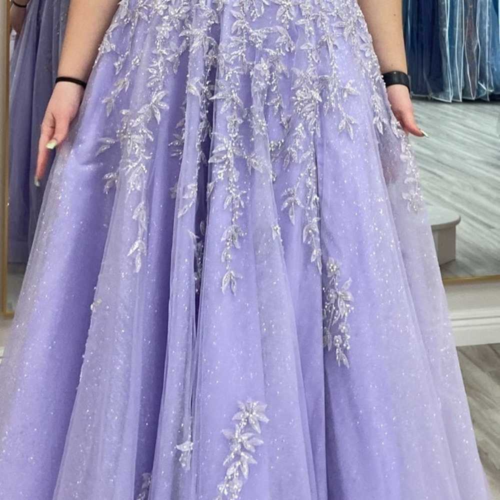 Lilac prom dress - image 2