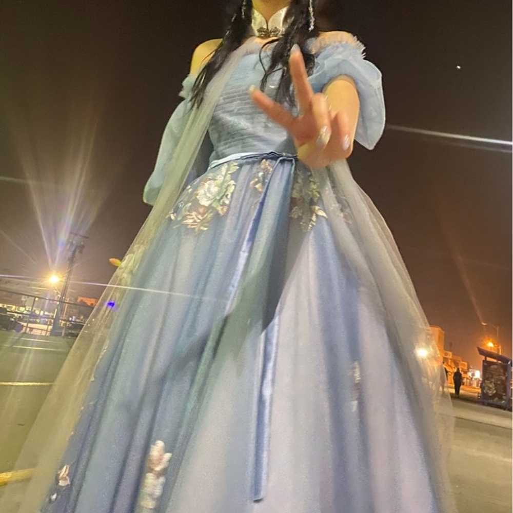 Blue Fairy Princess Dress - image 3