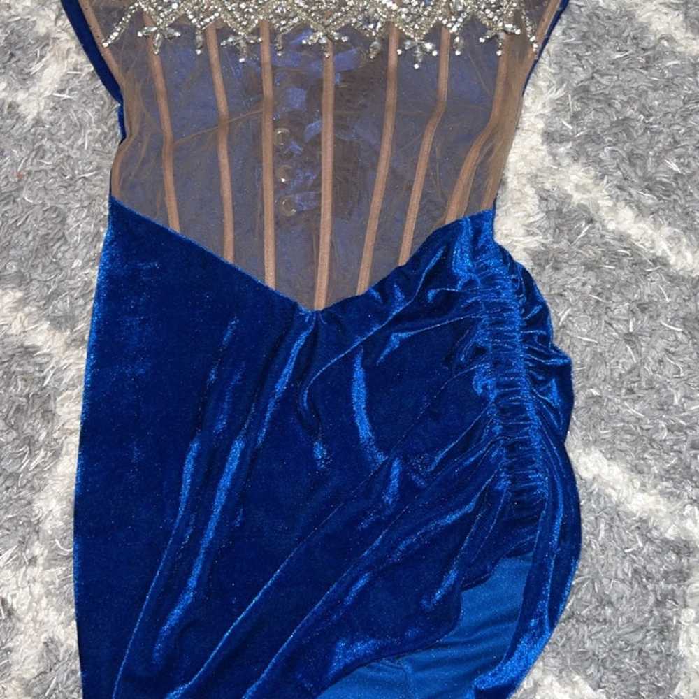 Rhinestone corset dress - image 1