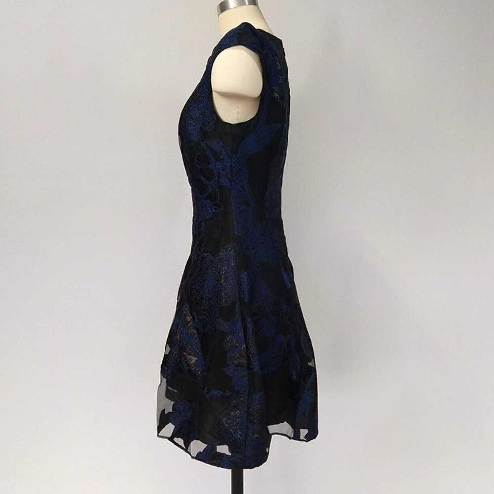 Talbot Runhof Metallic Twig Dress Metallic Silk J… - image 10