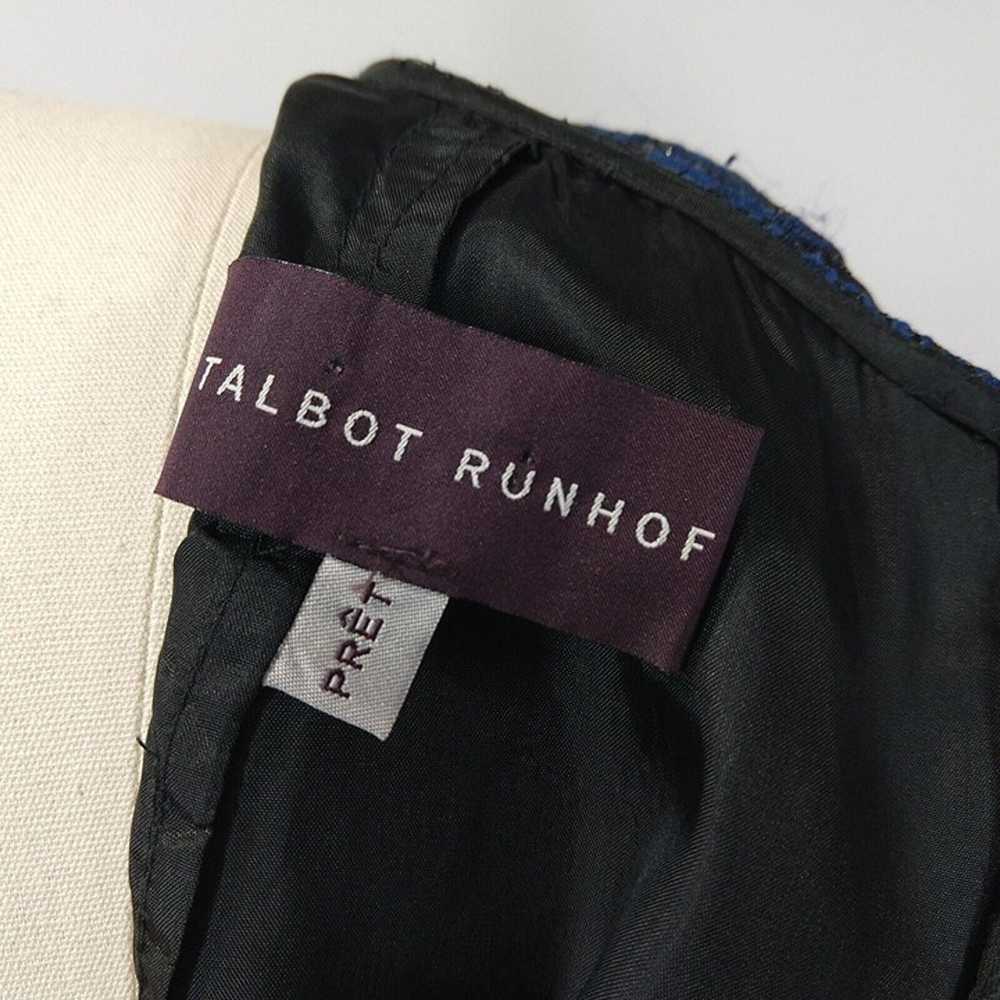 Talbot Runhof Metallic Twig Dress Metallic Silk J… - image 12