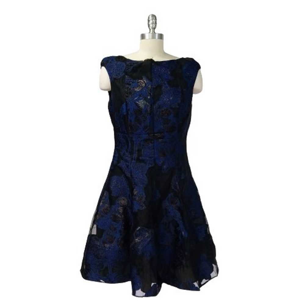 Talbot Runhof Metallic Twig Dress Metallic Silk J… - image 2