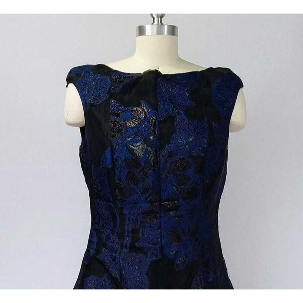 Talbot Runhof Metallic Twig Dress Metallic Silk J… - image 3