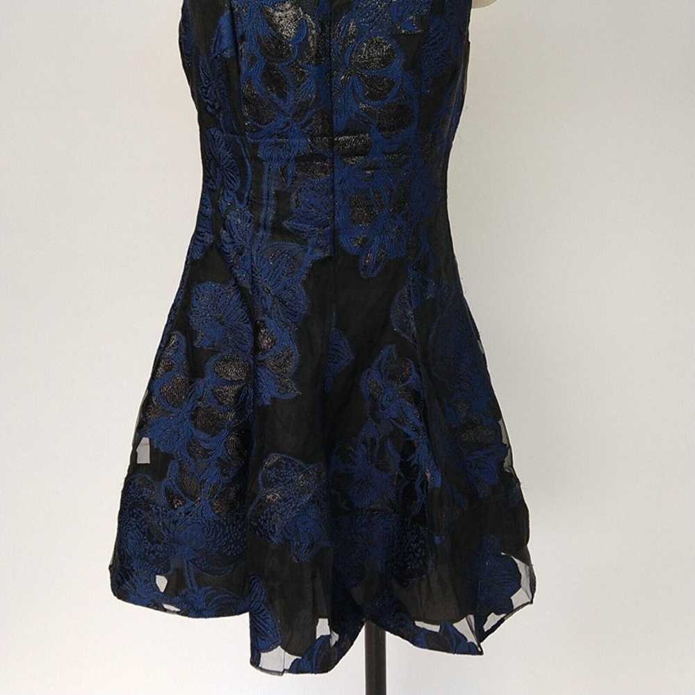 Talbot Runhof Metallic Twig Dress Metallic Silk J… - image 4