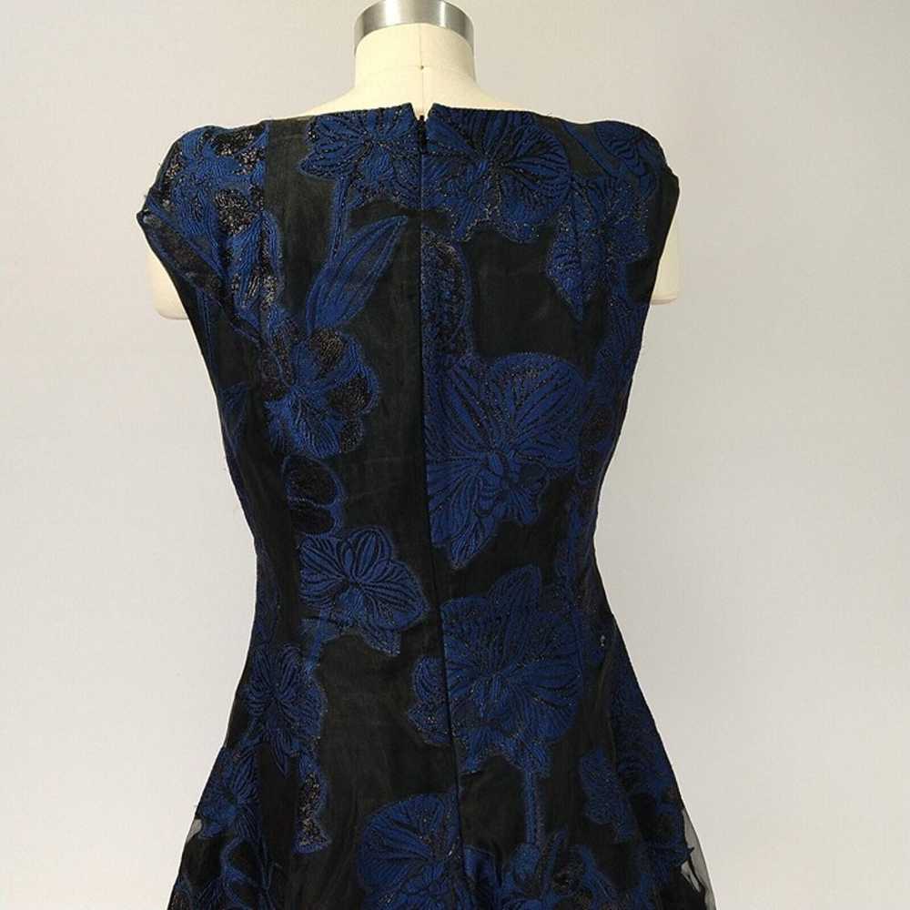 Talbot Runhof Metallic Twig Dress Metallic Silk J… - image 6