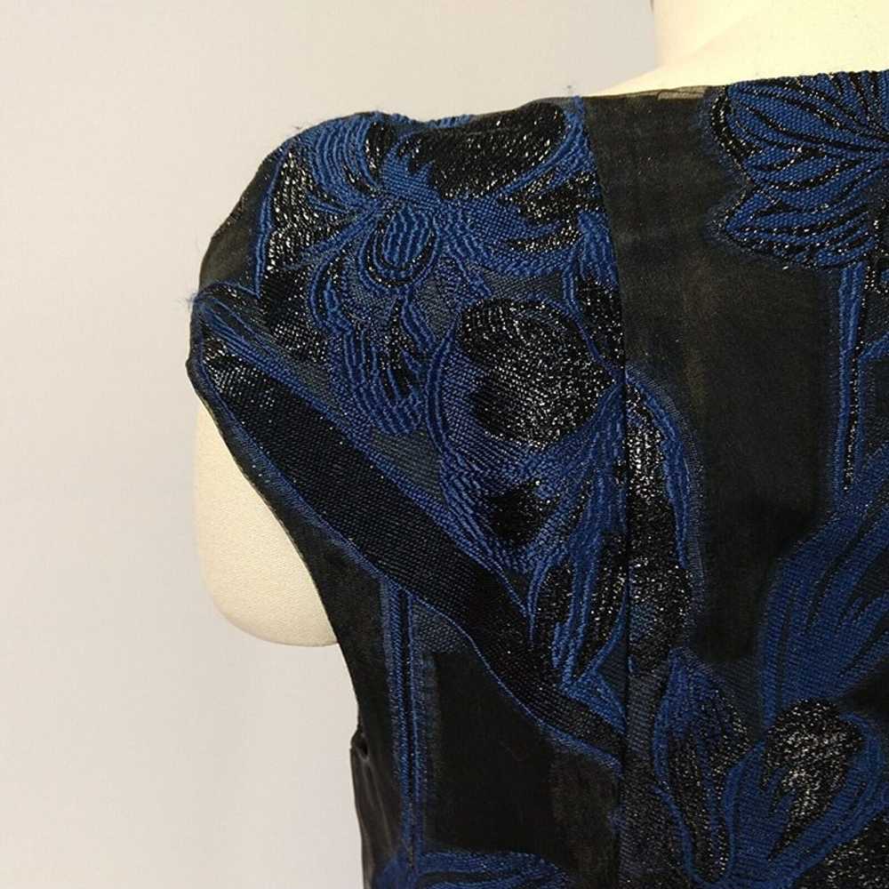 Talbot Runhof Metallic Twig Dress Metallic Silk J… - image 8