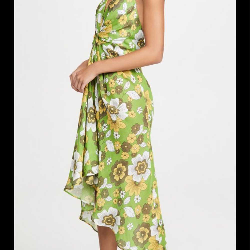 Dodo Bar Or Jennifer Green Floral dress - image 3