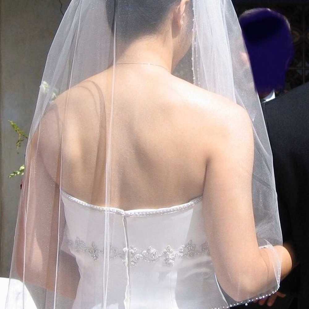 Strapless Wedding Dress - image 5
