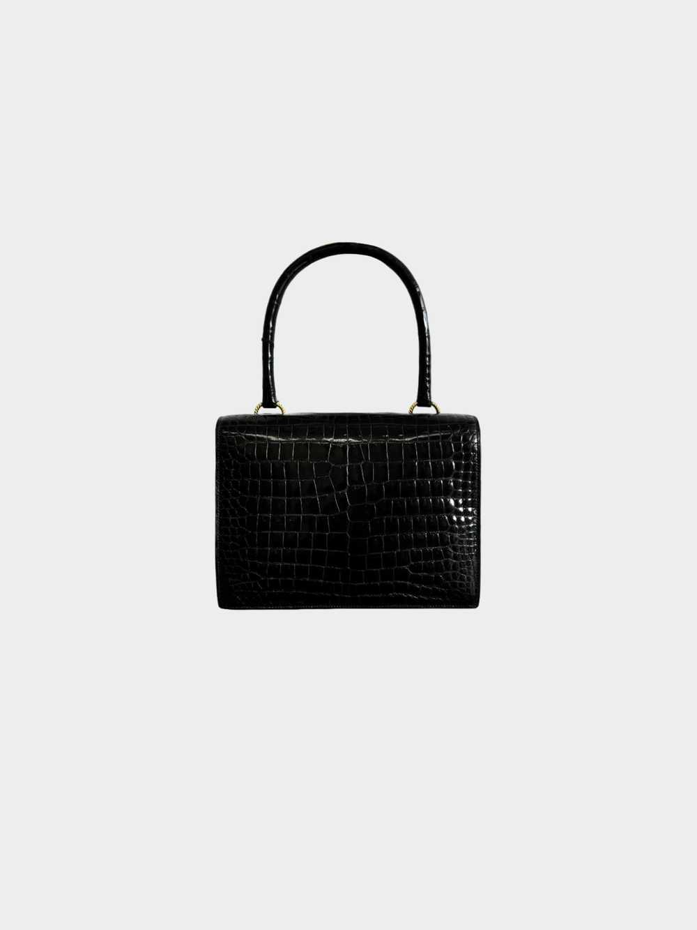 Hermès 1960s Black Sac Vasco Handbag - image 2