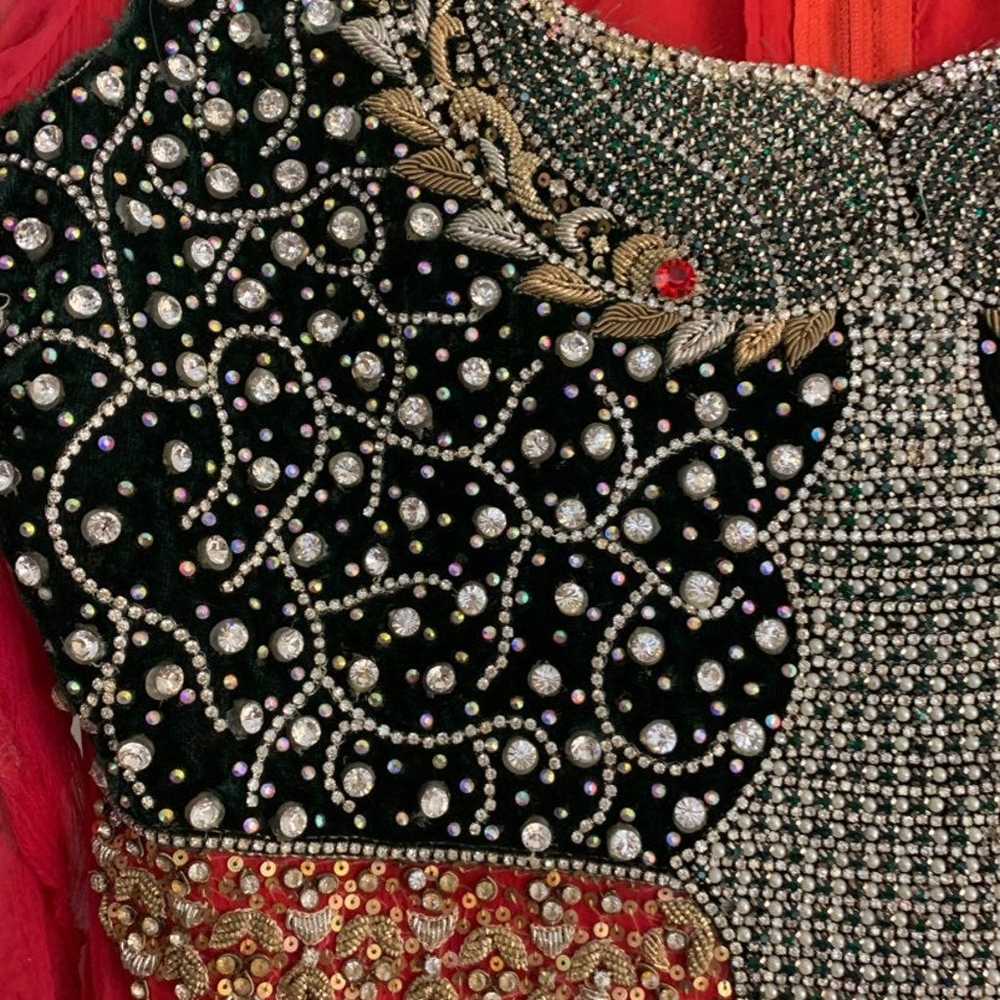 Pakistani Indian Bridal Lehnga - image 11