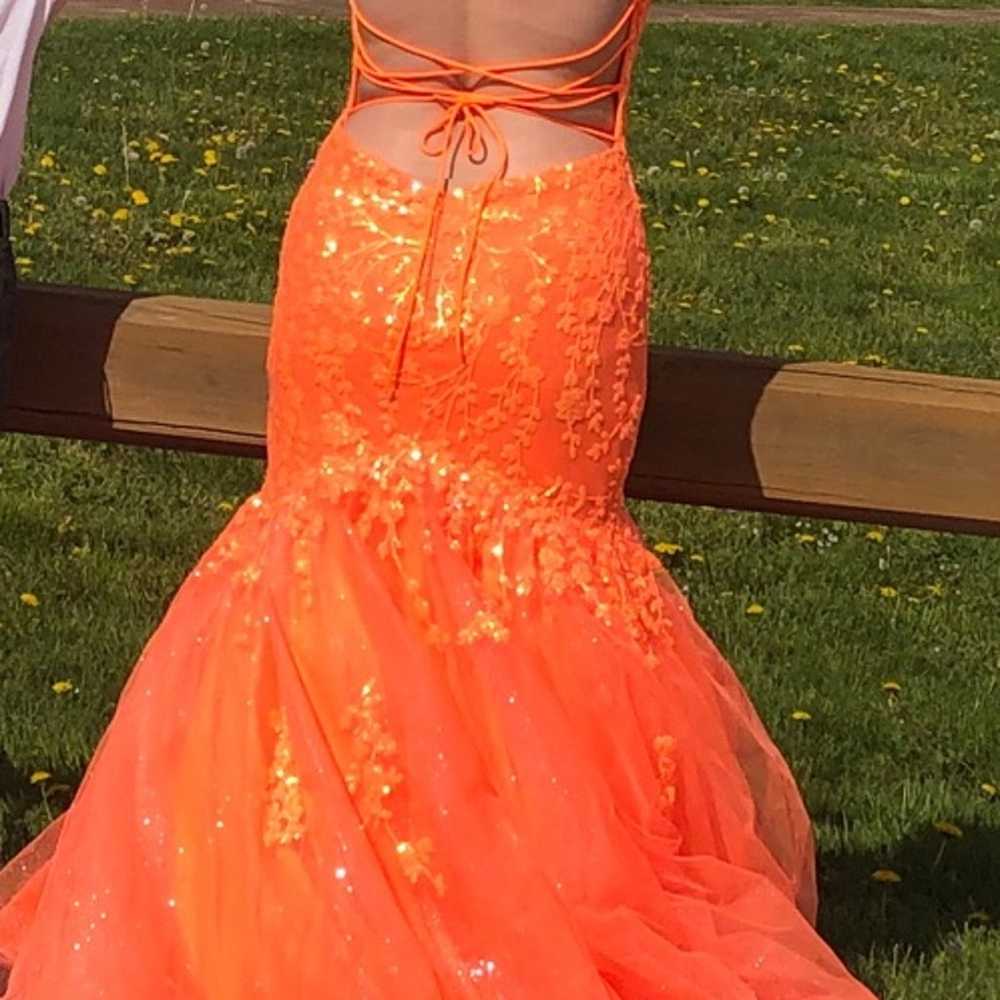 Orange Prom Dress - image 8