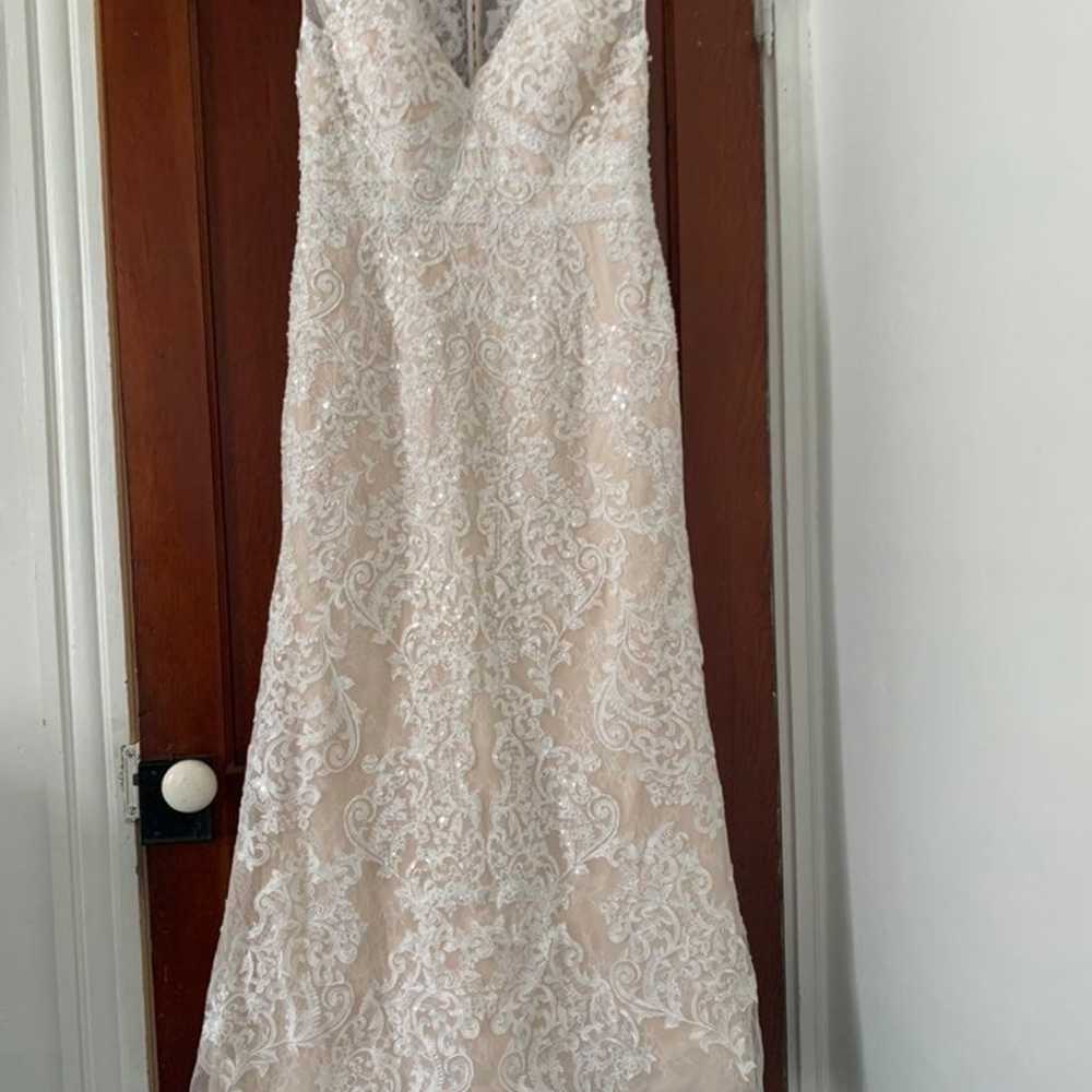 Oleg Cassini wedding dress cwg807 size 12p - image 10