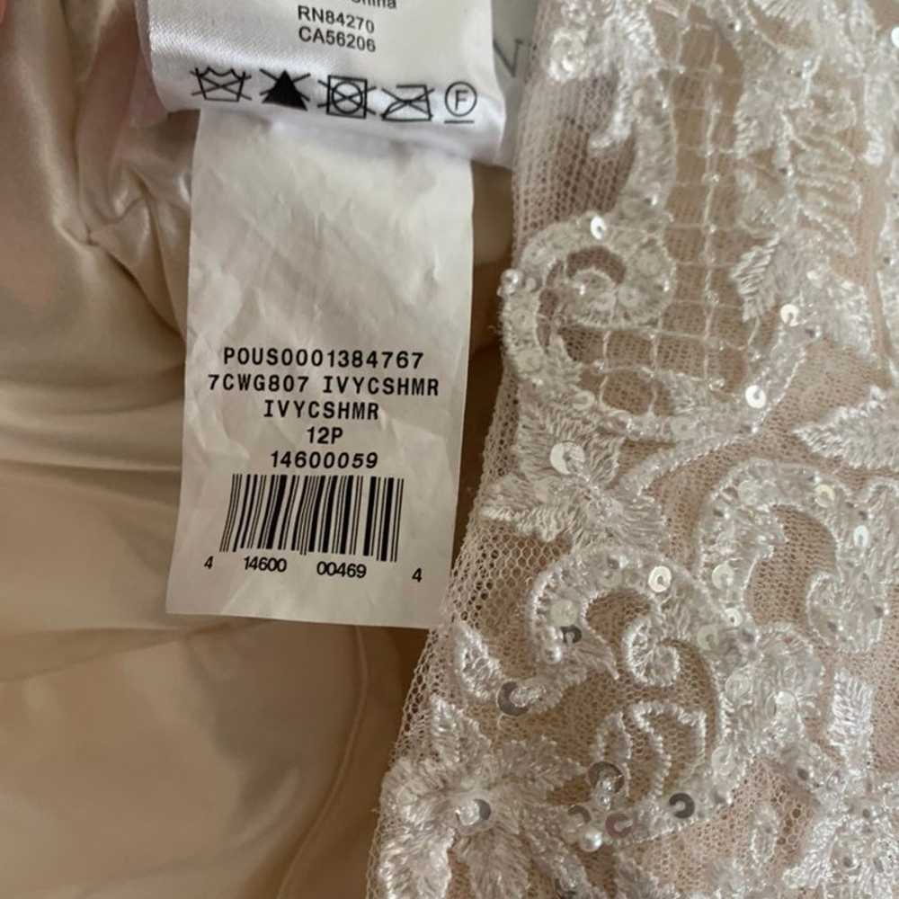 Oleg Cassini wedding dress cwg807 size 12p - image 12