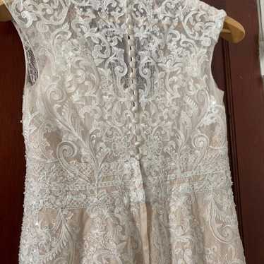 Oleg Cassini wedding dress cwg807 size 12p - image 1