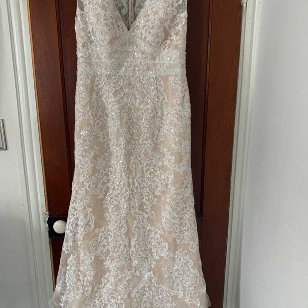 Oleg Cassini wedding dress cwg807 size 12p - image 3