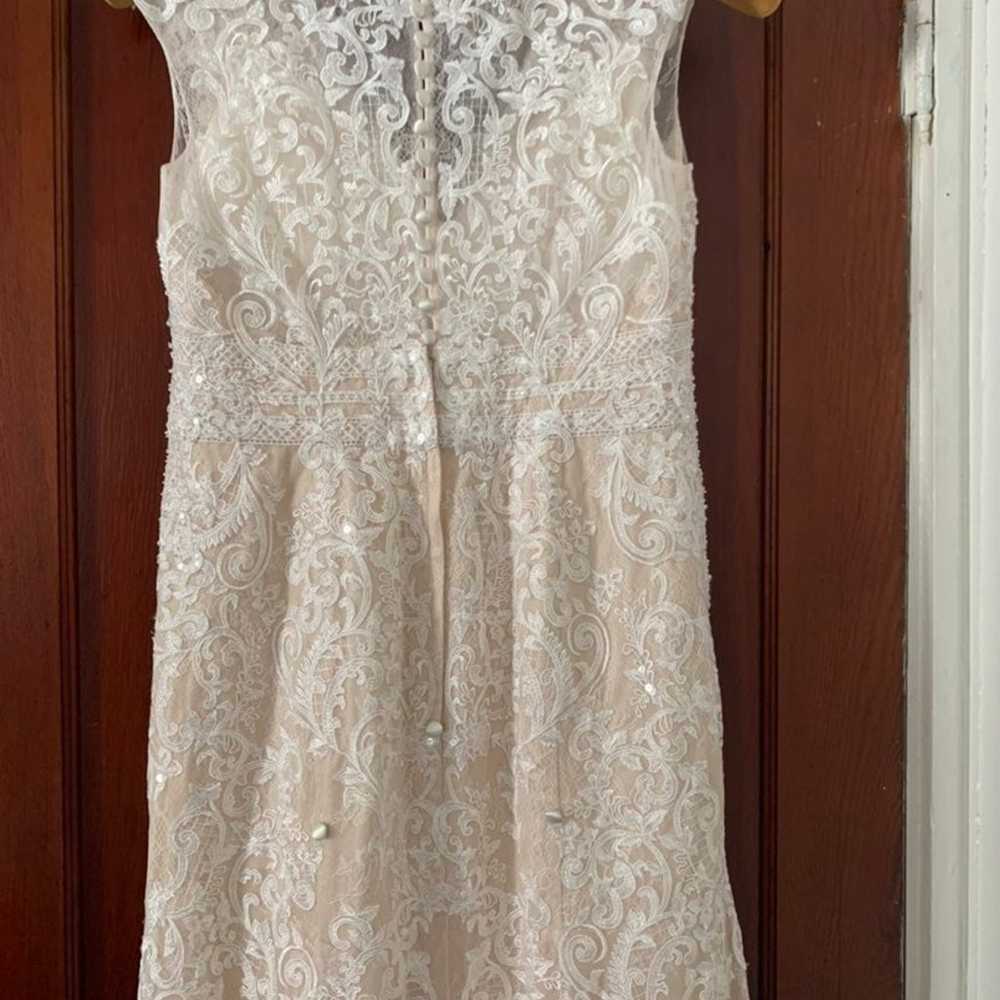 Oleg Cassini wedding dress cwg807 size 12p - image 4