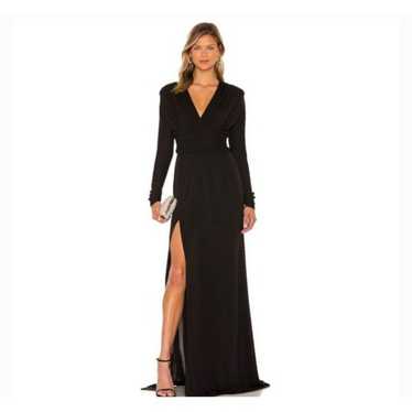 Cinq a Sept Belinda Long Sleeve Black Gown