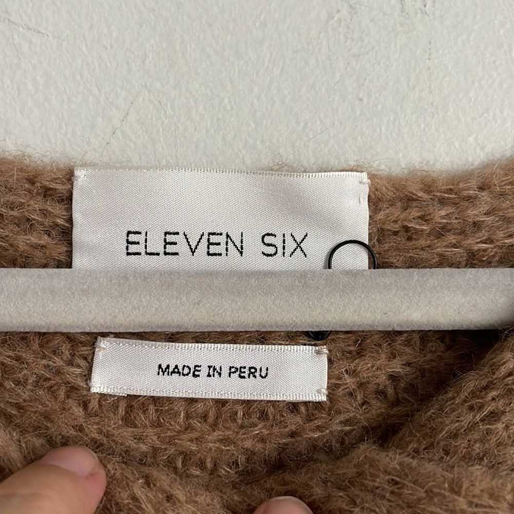 Eleven Six Beth alpaca wool blend belted long sle… - image 6