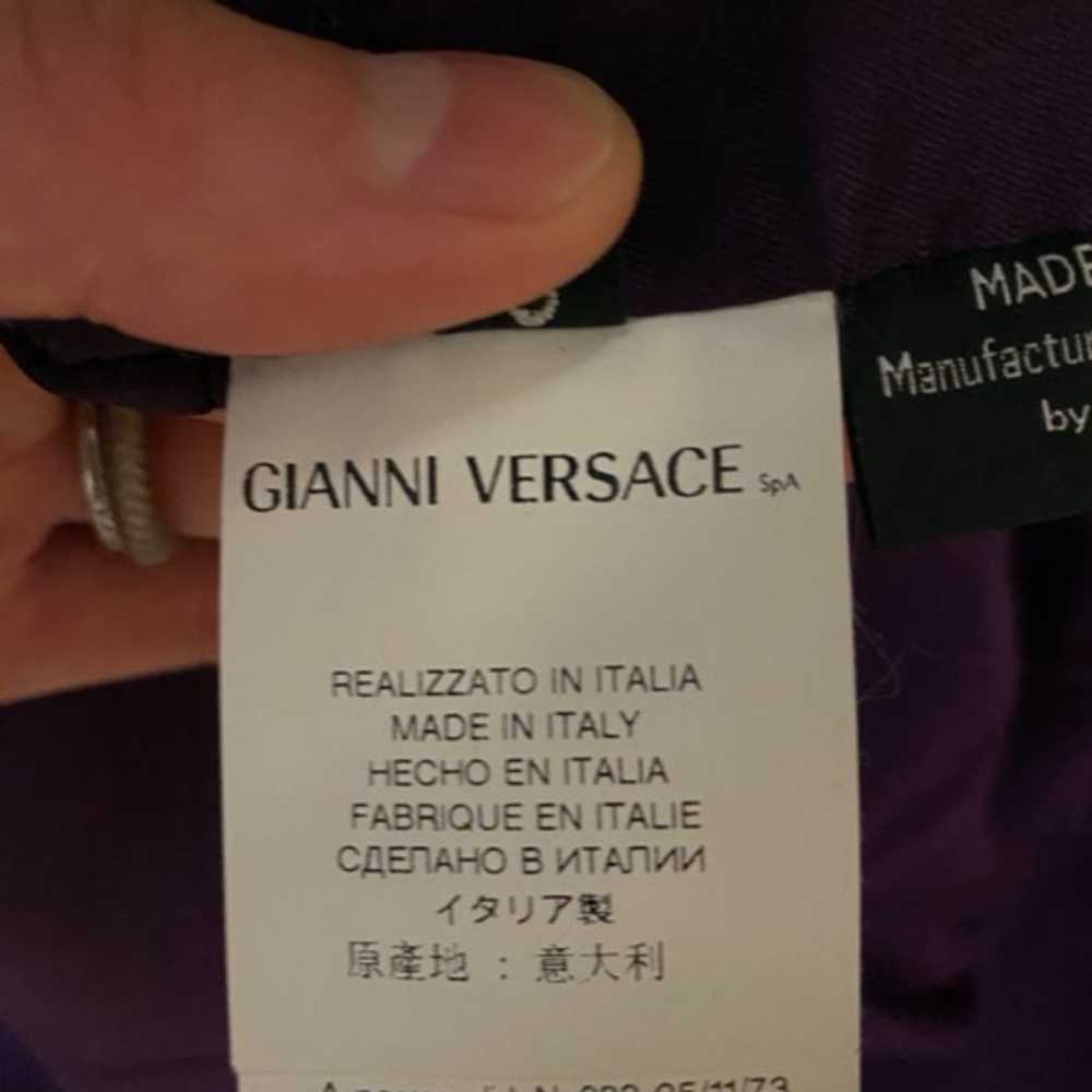 Versace Silk Mini Dress - image 3