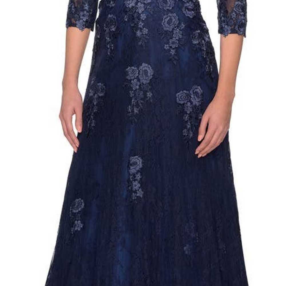 la femme embroidered lace gown - image 4