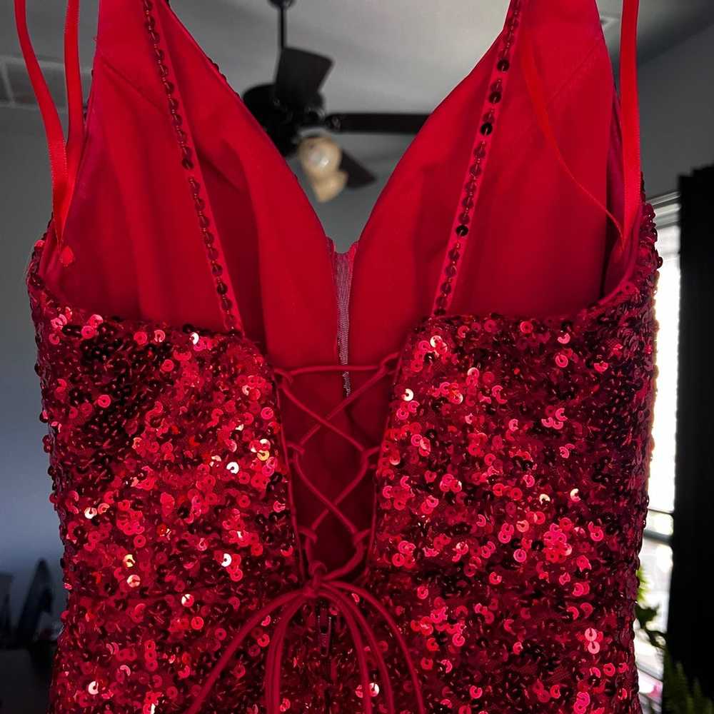 Red prom/formal dress - image 6