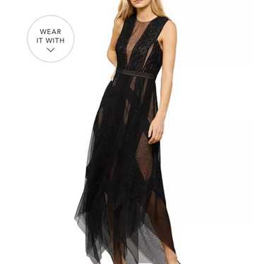 BCBG black tulle dress size 2 - image 1