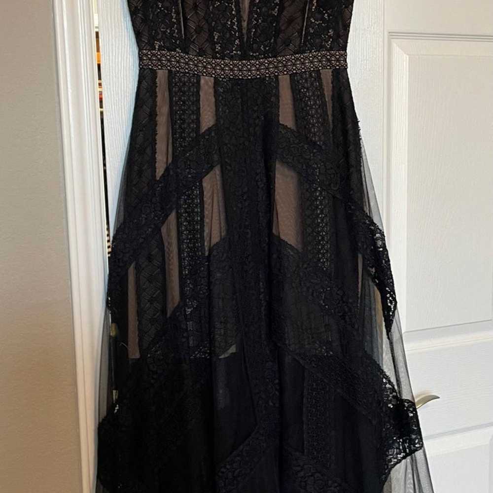 BCBG black tulle dress size 2 - image 3
