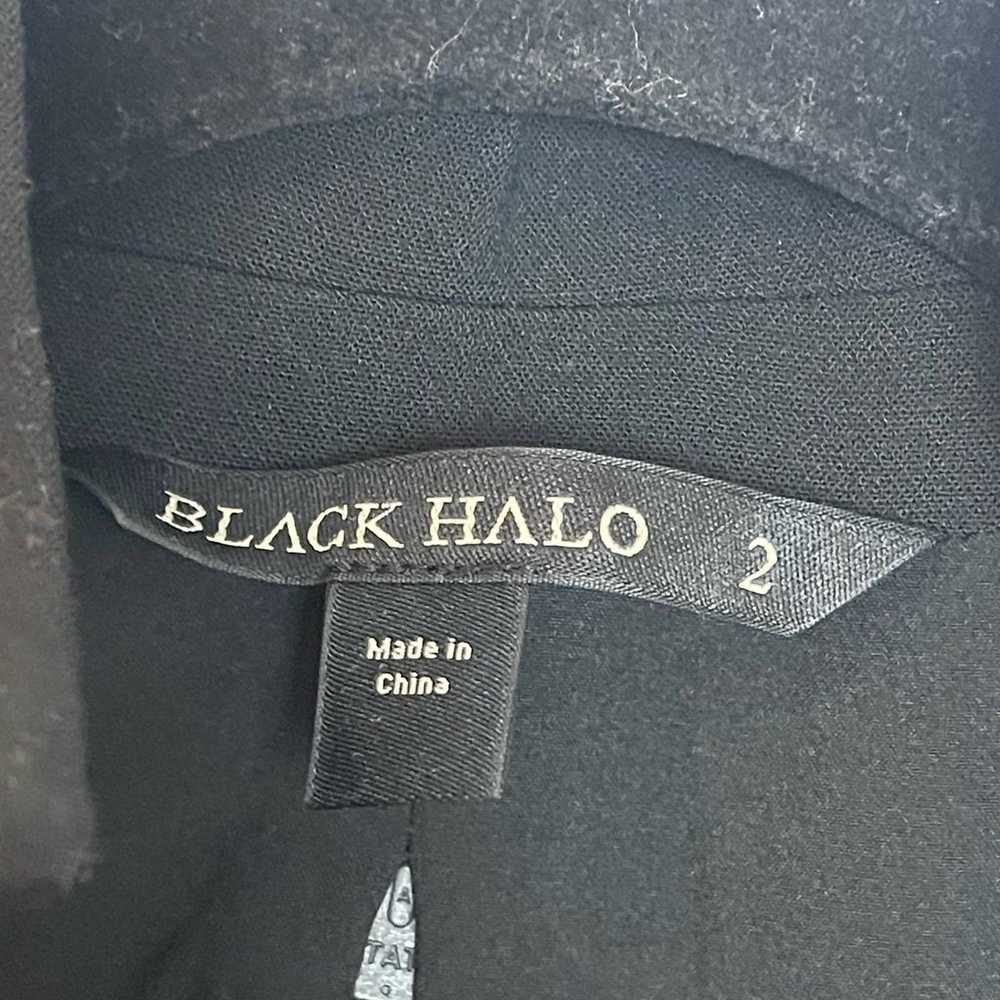 Black Halo Madeline Belted Sheath Dress Elbow Sle… - image 10