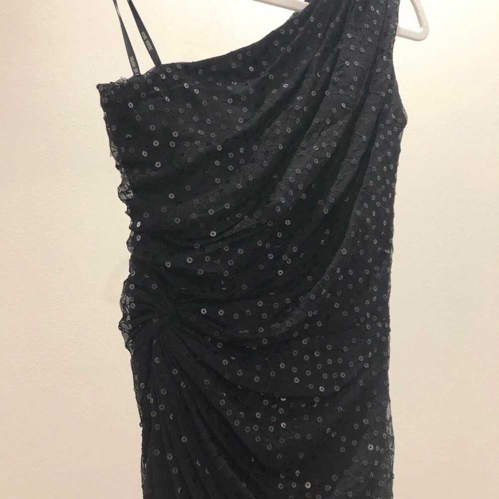 Tadashi Shoji Sequin One Shoulder Dress - image 4