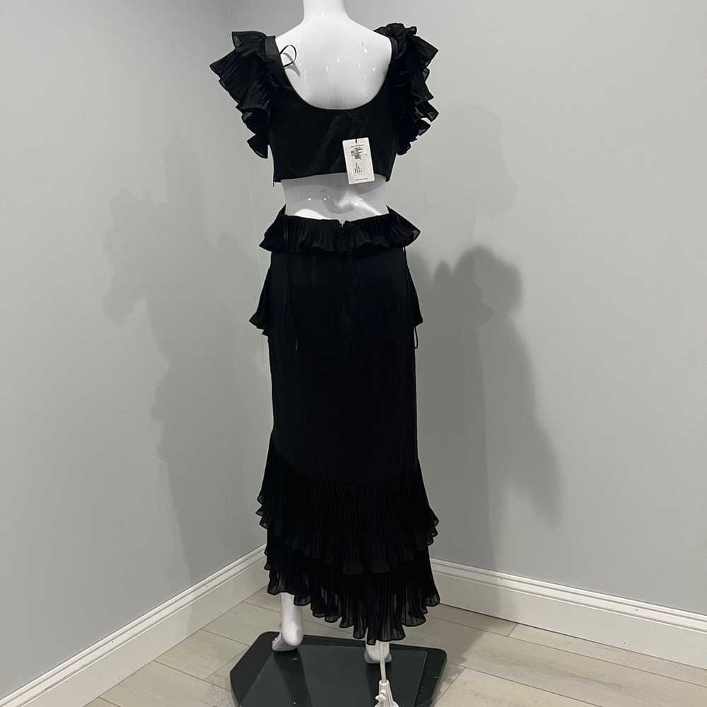 $598 AMUR Gen Cut Out Dress in Black size6 - image 10