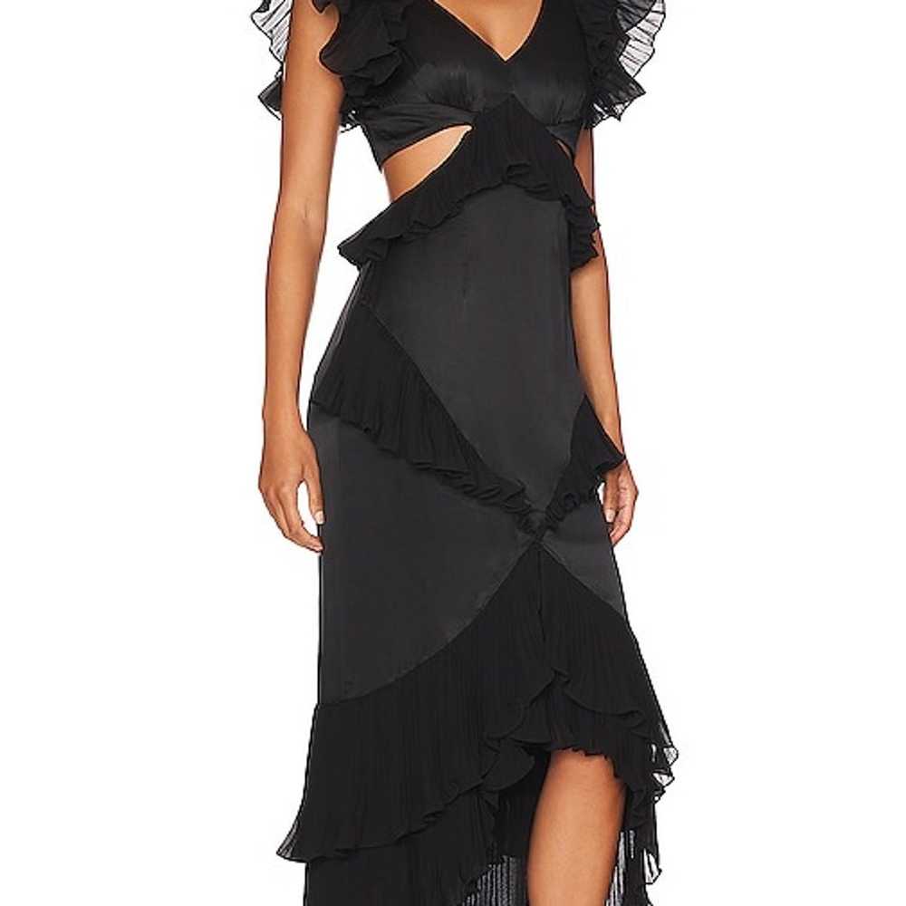 $598 AMUR Gen Cut Out Dress in Black size6 - image 2