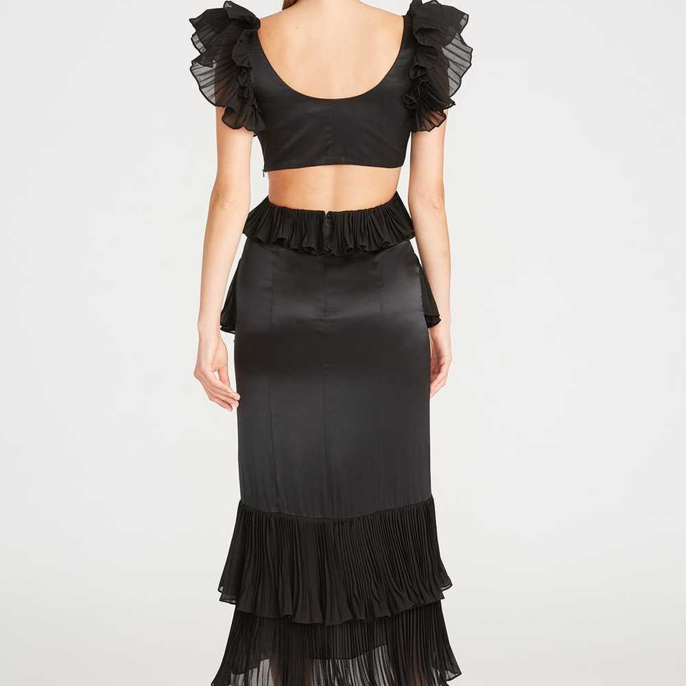 $598 AMUR Gen Cut Out Dress in Black size6 - image 5