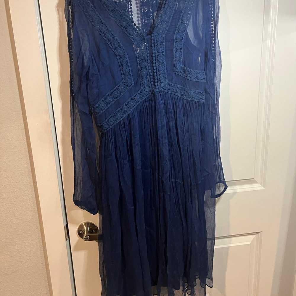 Sundance “Time After Time” Dress in Lapis Blue - … - image 1