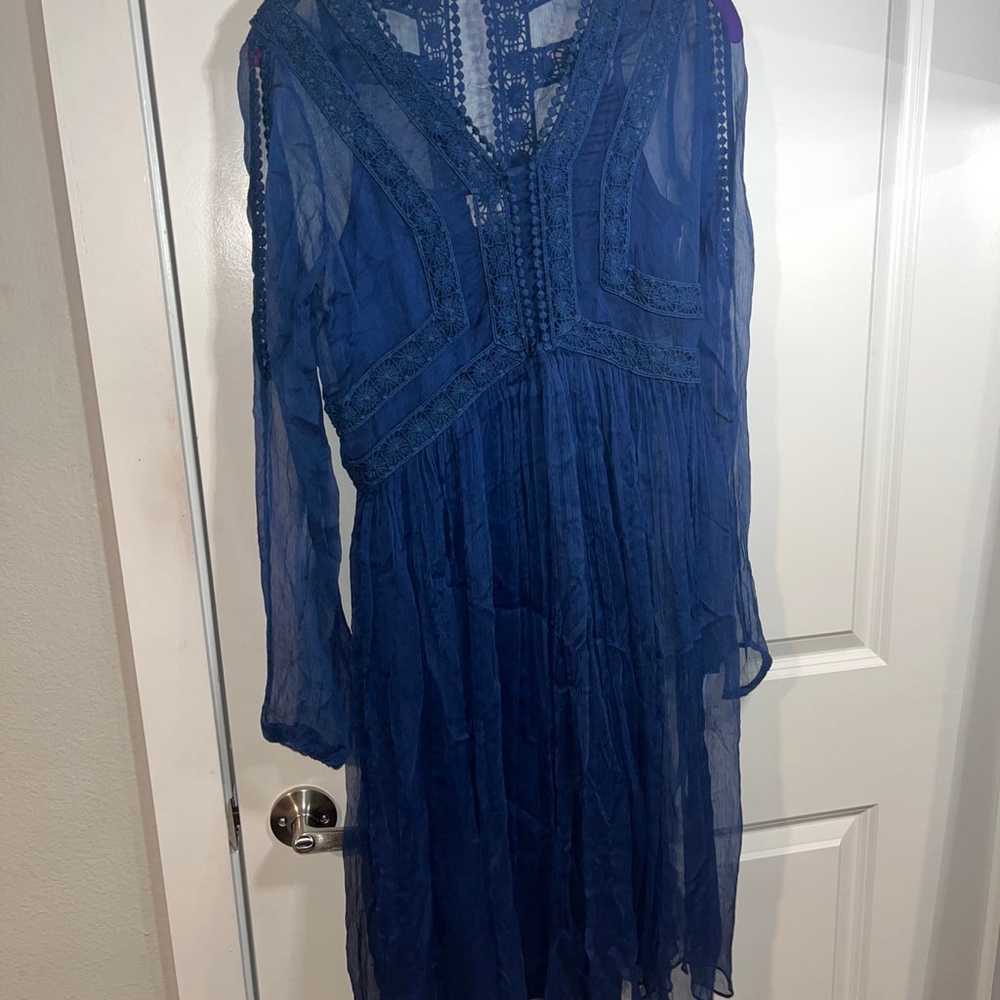 Sundance “Time After Time” Dress in Lapis Blue - … - image 4