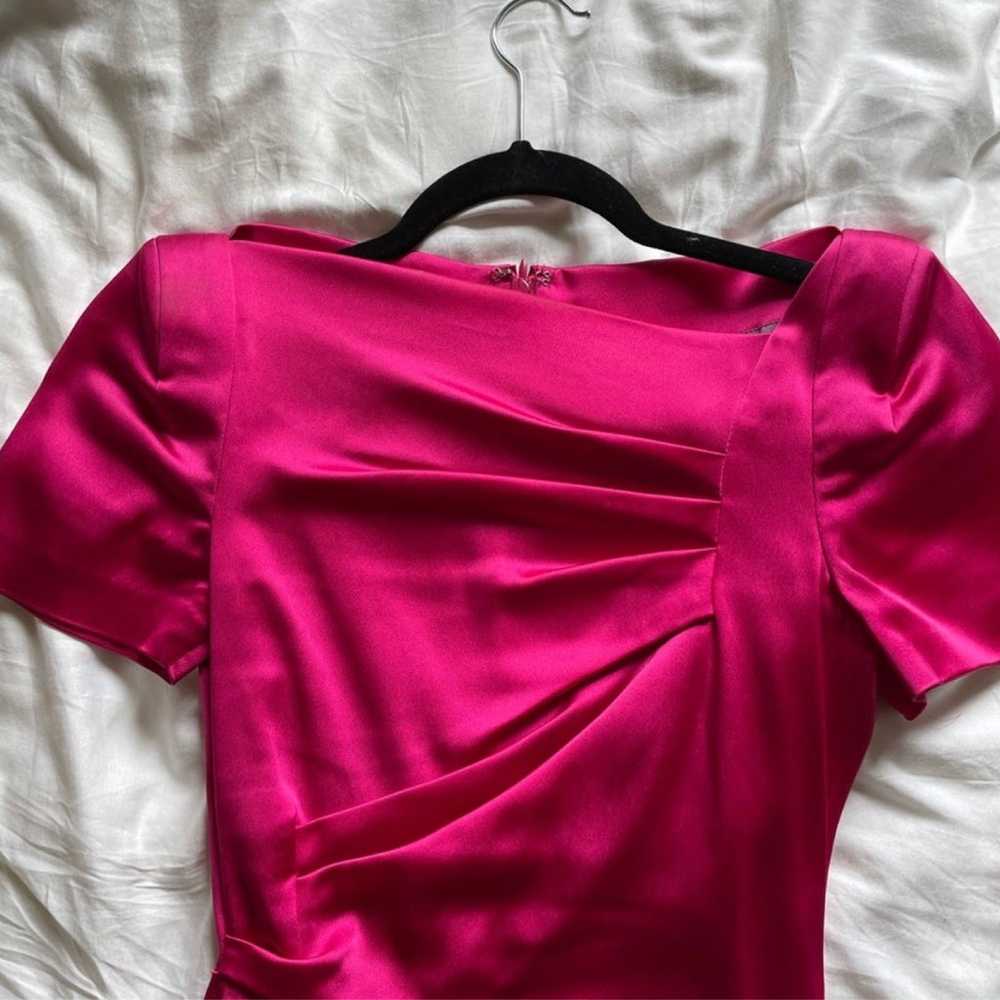 Talbot Runhof pink silky gown - image 4