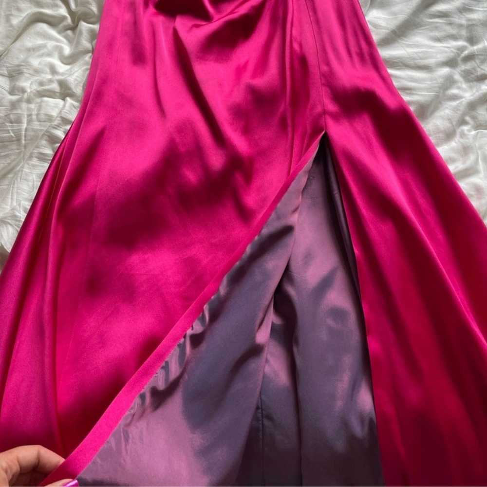 Talbot Runhof pink silky gown - image 6