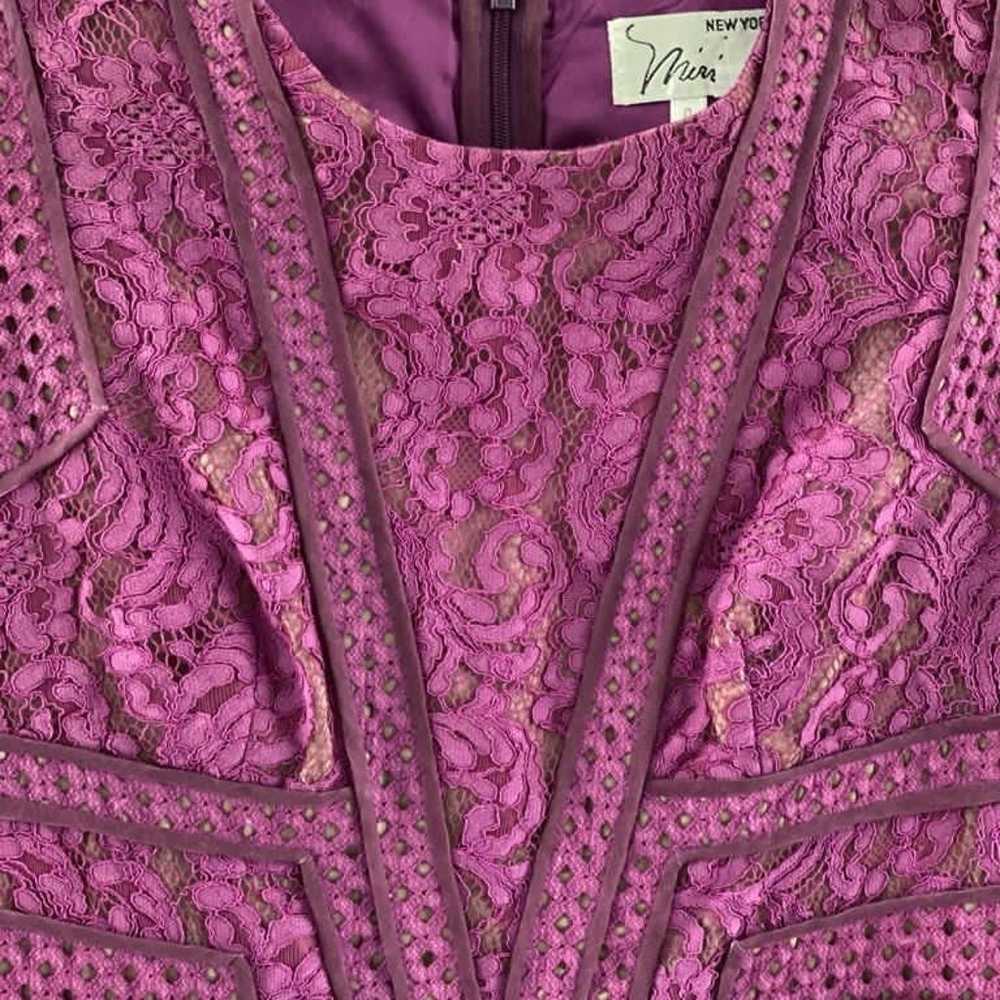 Beautiful designer miri purple gown - image 5