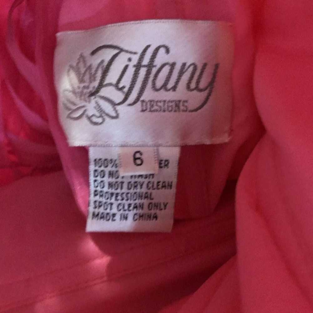 Womens Tiffany Designs Pink Princess Ballgown Str… - image 10