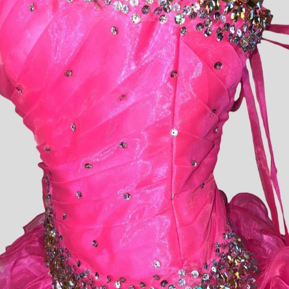 Womens Tiffany Designs Pink Princess Ballgown Str… - image 12