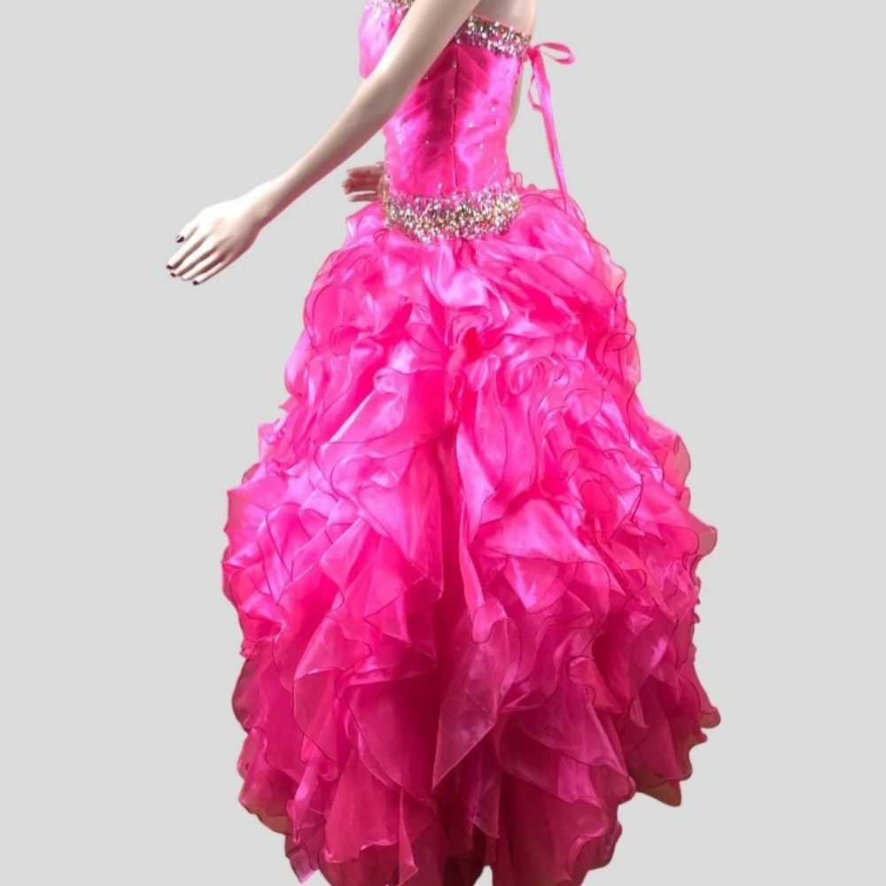 Womens Tiffany Designs Pink Princess Ballgown Str… - image 4