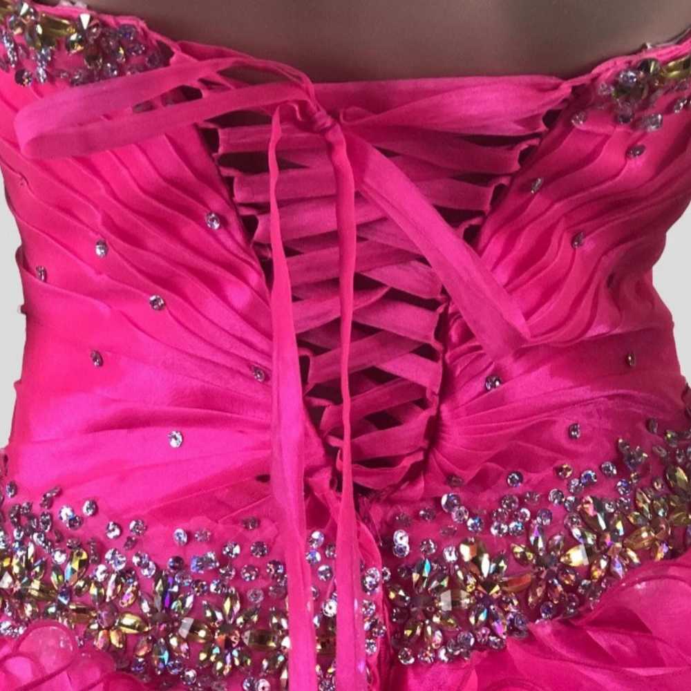 Womens Tiffany Designs Pink Princess Ballgown Str… - image 6