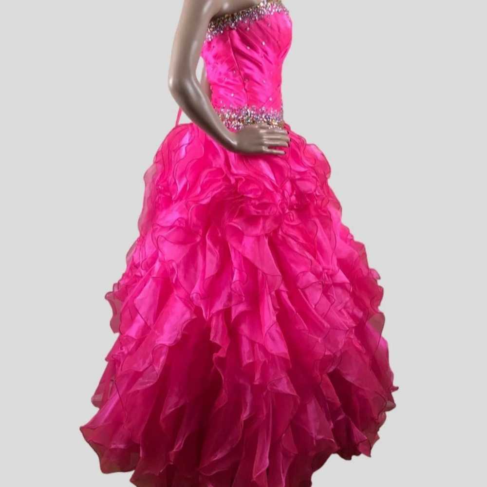 Womens Tiffany Designs Pink Princess Ballgown Str… - image 7
