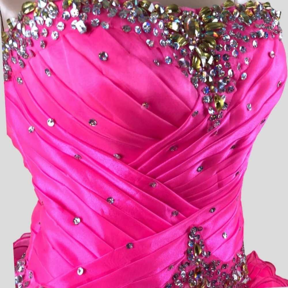 Womens Tiffany Designs Pink Princess Ballgown Str… - image 8