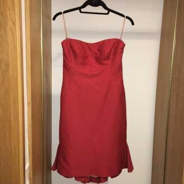 Tuleh Red Strapless Dress- 6