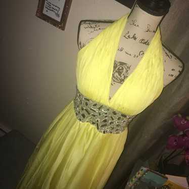 Yellow Jovani Prom Dress