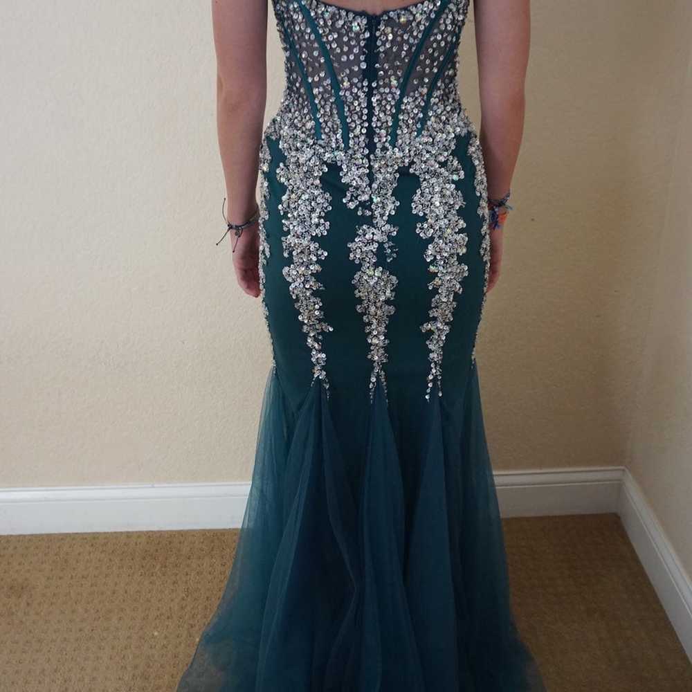 Emerald Green Prom Dress - image 2